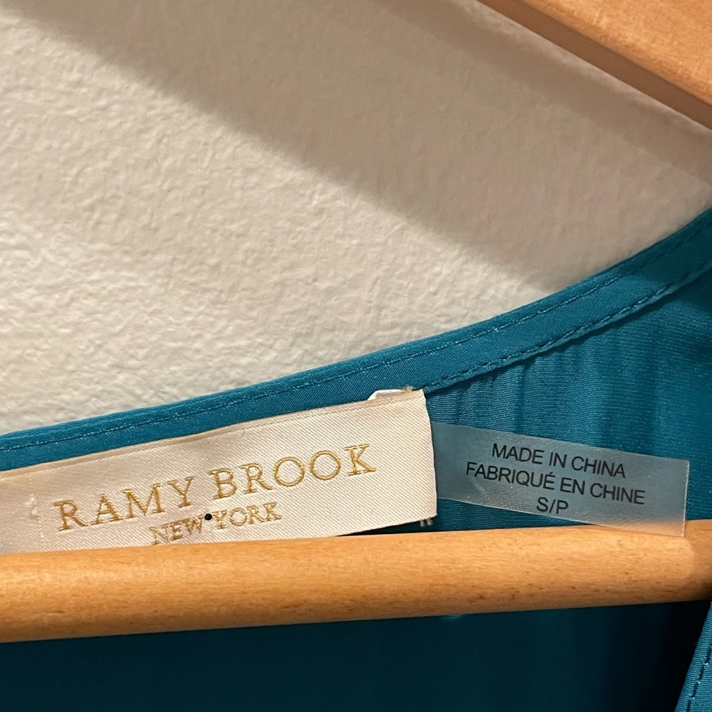 Ramy Brook NWOT Teal Dress - Picture 2 of 5